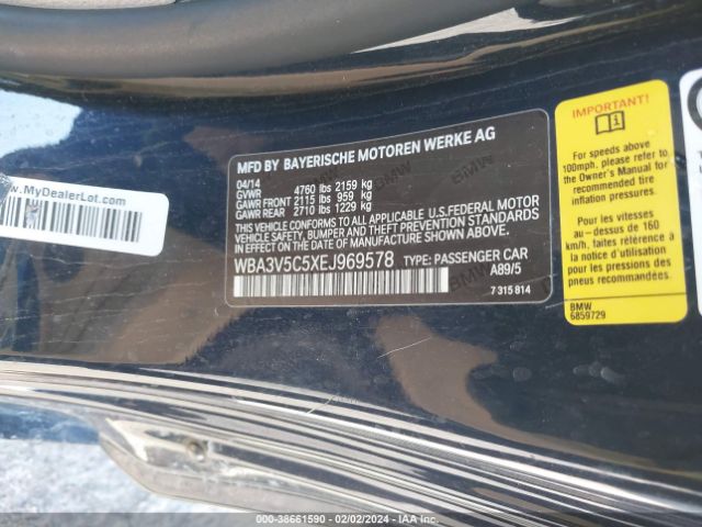 WBA3V5C5XEJ969578 BMW 428i
