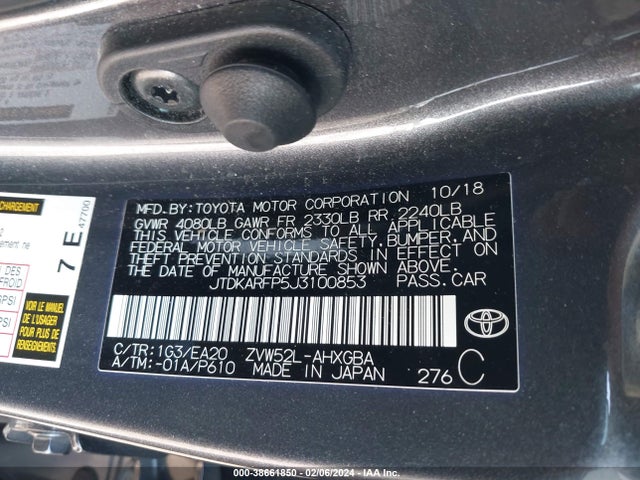 Toyota Prius Prime Premium 2018 JTDKARFP5J3100853 Image 9