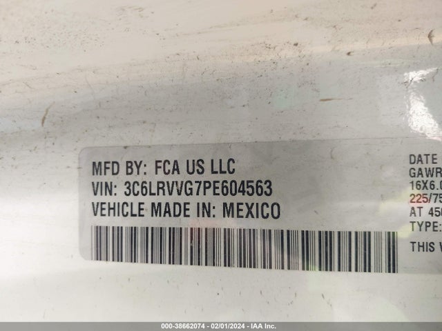 RAM Promaster 2500 Low Roof 136 Wb 2023 3C6LRVVG7PE604563 Image 9