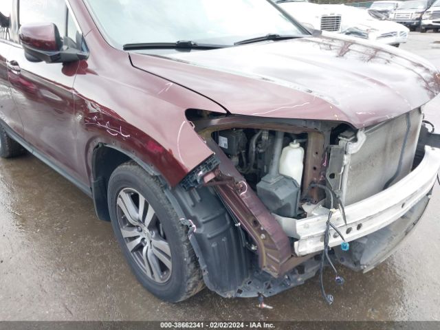 5FNYF6H58GB082592 Honda Pilot Ex-l