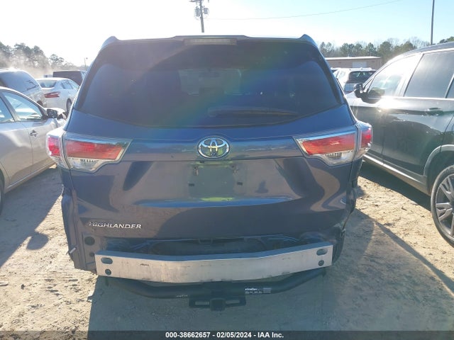 Toyota Highlander Le V6 2016 5TDZKRFH8GS124690 Image 16