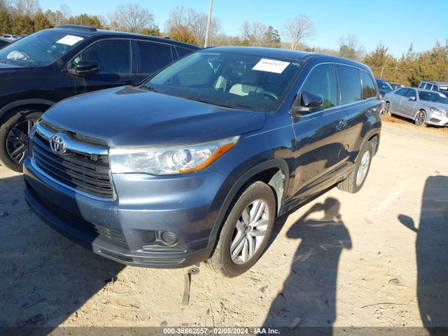 Toyota Highlander Le V6 2016 5TDZKRFH8GS124690 Image 2