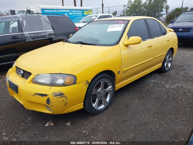 2003 NISSAN SENTRA SE-R SPEC V VIN: 3N1AB51D93L725586