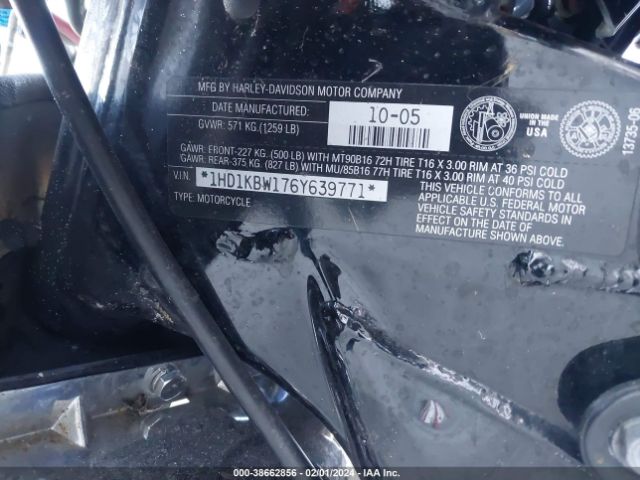 2006 HARLEY-DAVIDSON FLHXI 1HD1KBW176Y639771 Photo 9