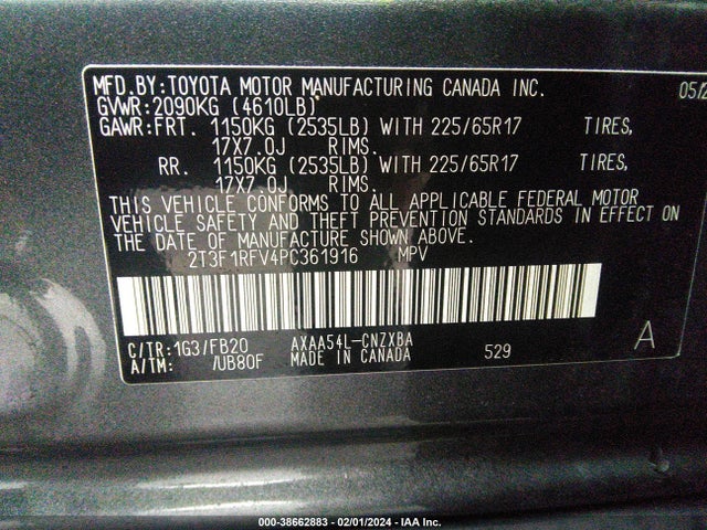 Toyota RAV4 LE 2023 2T3F1RFV4PC361916 Image 9