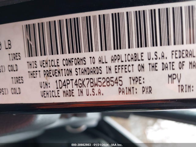 2011 DODGE NITRO HEAT VIN: 1D4PT4GK7BW528545