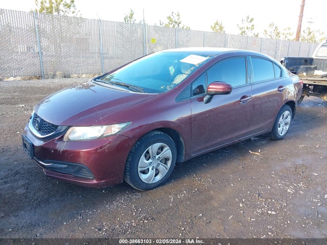 Honda Civic Lx 2014 19XFB2F57EE219717 Image 2