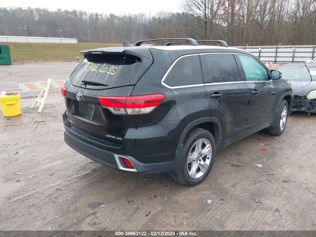 2018 TOYOTA HIGHLANDER LIMITED VIN: 5TDDZRFH1JS908755