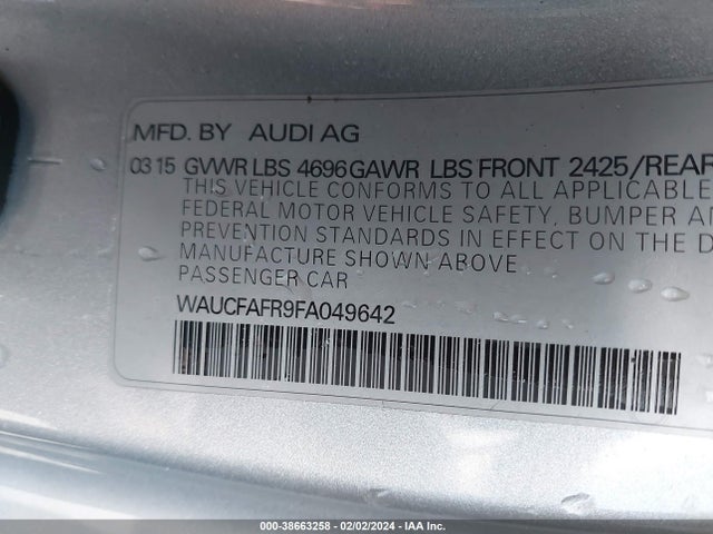 Audi A5 2.0t Premium 2015 WAUCFAFR9FA049642 Image 9