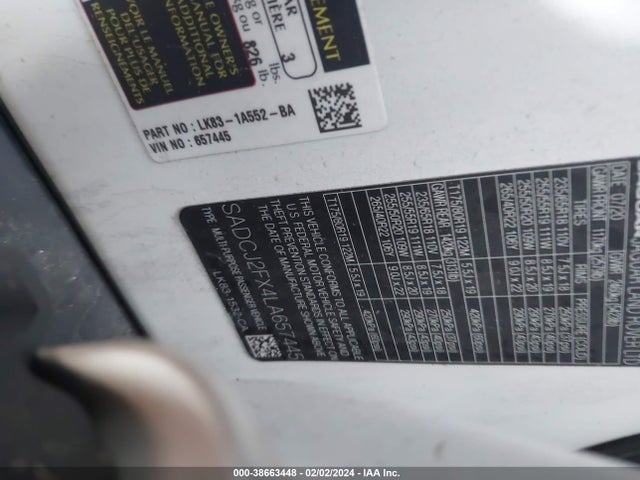 2020 JAGUAR F-PACE SADCJ2FX4LA657445 Photo 8