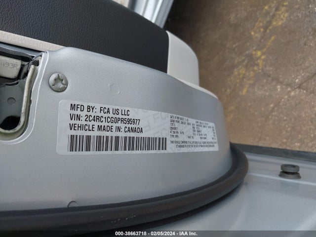 2C4RC1CG0PR595977 Chrysler Voyager Lx