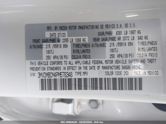 Mazda Cx-30 2.5 S Preferred 2023 3MVDMBCM4PM578348 Image 9
