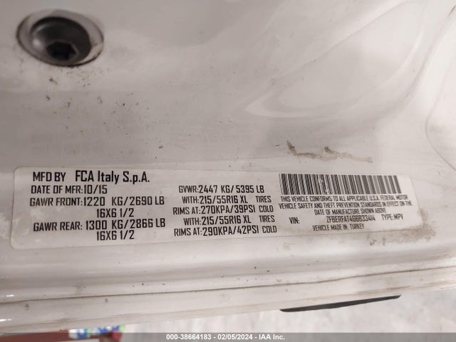 RAM Promaster City Tradesman 2016 ZFBERFAT4G6B33414 Image 9