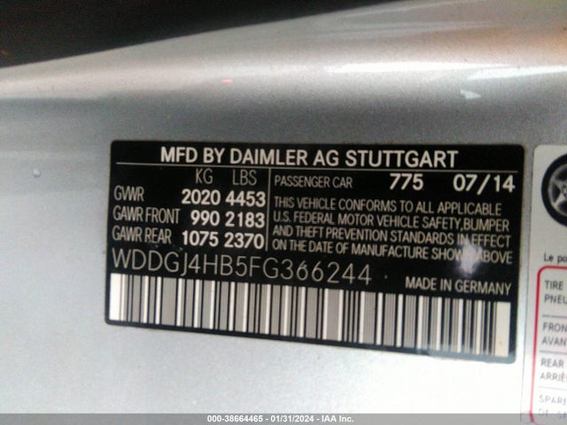 Mercedes-Benz C 250 2015 WDDGJ4HB5FG366244 Image 9