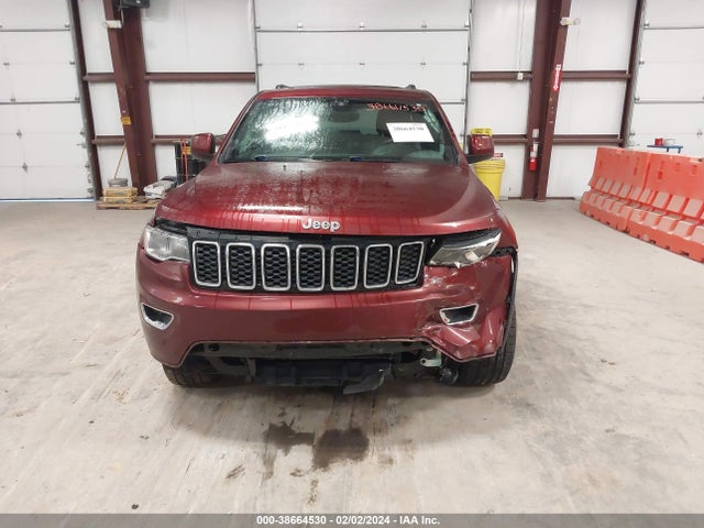 2017 JEEP GRAND CHEROKEE LAREDO 4X4 VIN: 1C4RJFAG8HC761629