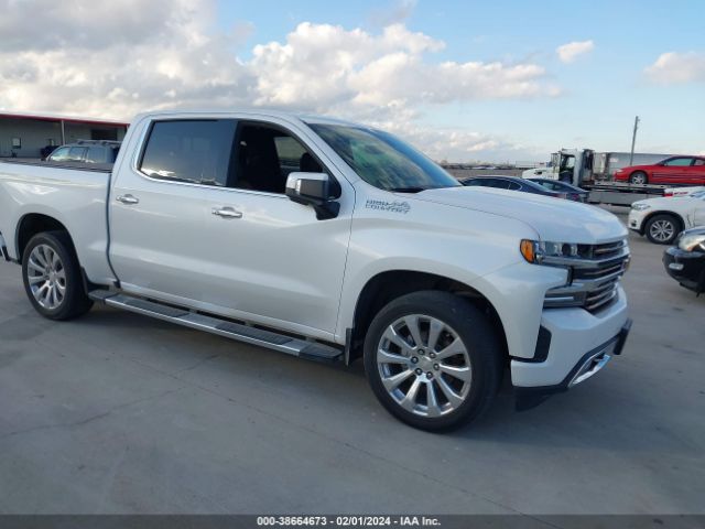 Auction sale of the 2021 Chevrolet Silverado 1500 4wd  Short Bed High Country, vin: 3GCUYHED2MG207883, lot number: 38664673