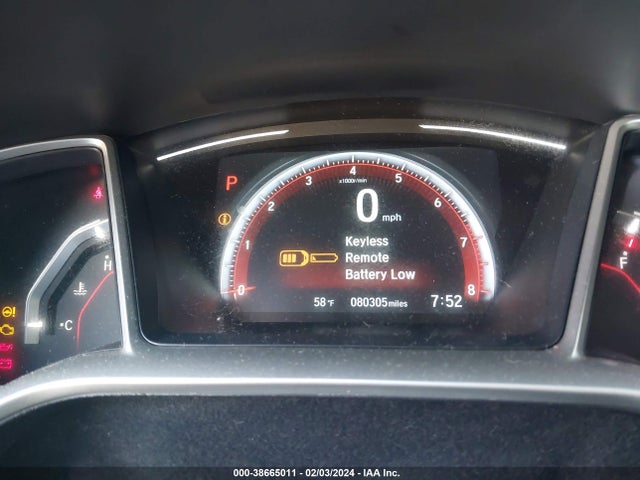 2019 HONDA CIVIC SPORT VIN: 2HGFC2F84KH573249
