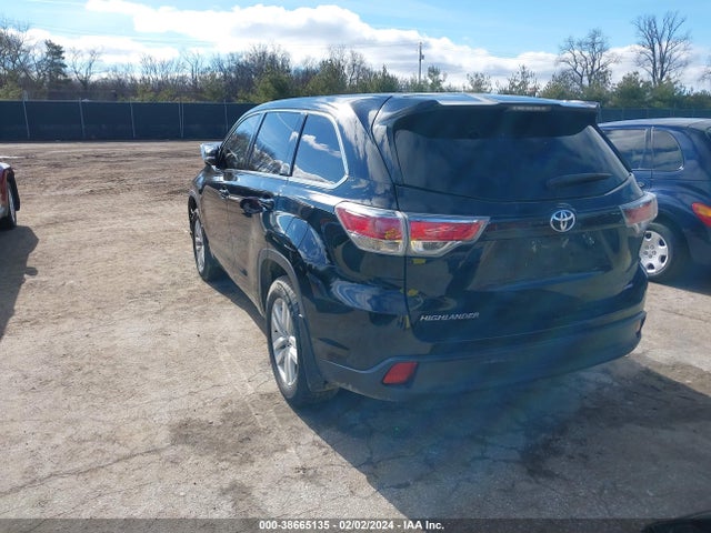 Toyota Highlander Le V6 2016 5TDBKRFH5GS300581 Image 3