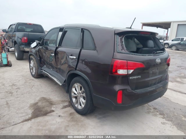 KIA Sorento Ex V6 2014 5XYKUDA71EG498355 Image 3