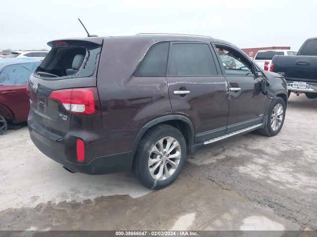 KIA Sorento Ex V6 2014 5XYKUDA71EG498355 Image 4