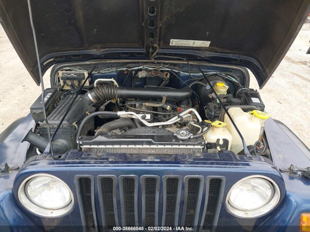 2002 JEEP WRANGLER X VIN: 1J4FA39S42P775466