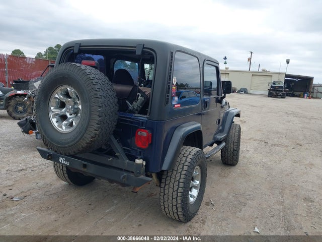 2002 JEEP WRANGLER X VIN: 1J4FA39S42P775466