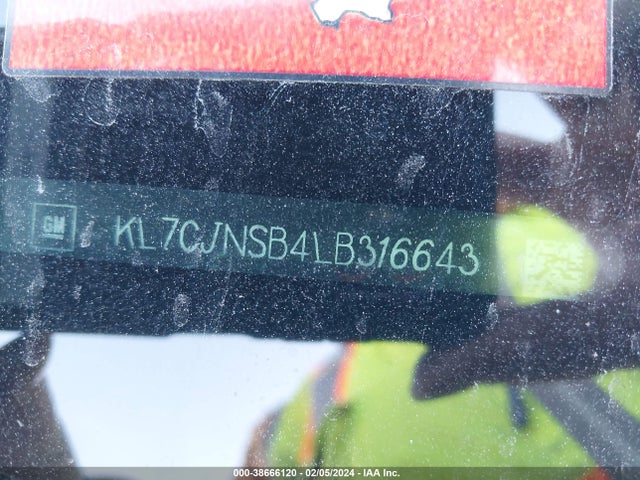 Chevrolet Trax Awd Ls 2020 KL7CJNSB4LB316643 Image 9