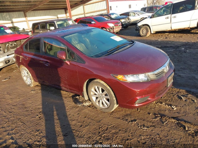 2012 HONDA CIVIC EX VIN: 2HGFB2F85CH592560