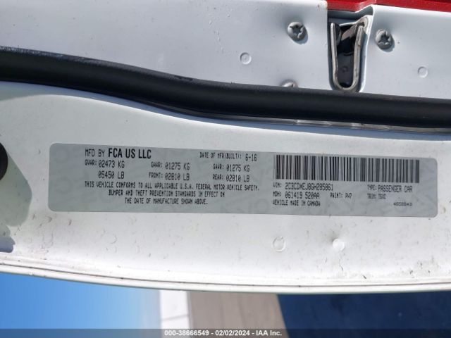 2C3CDXEJ8GH285861 Dodge Charger Srt 392