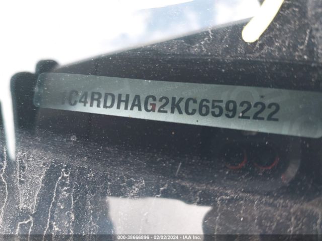 1C4RDHAG2KC659222 Dodge Durango Sxt Rwd