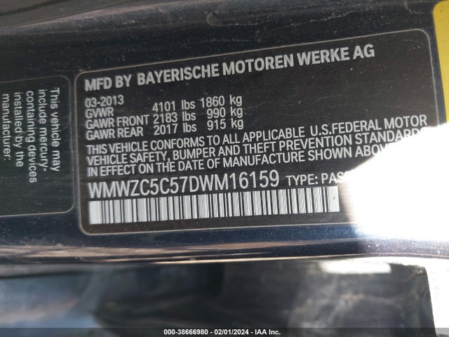 2013 MINI COUNTRYMAN WMWZC5C57DWM16159 Photo 8