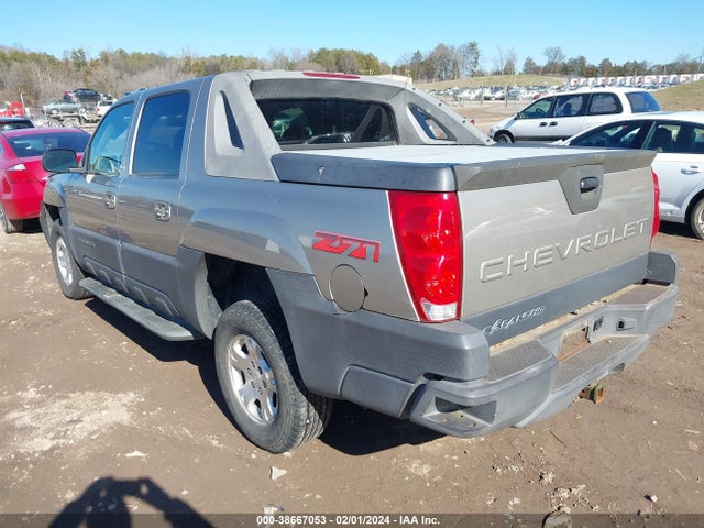 2003 CHEVROLET AVALANCHE 1500 VIN: 3GNEK13T33G208649