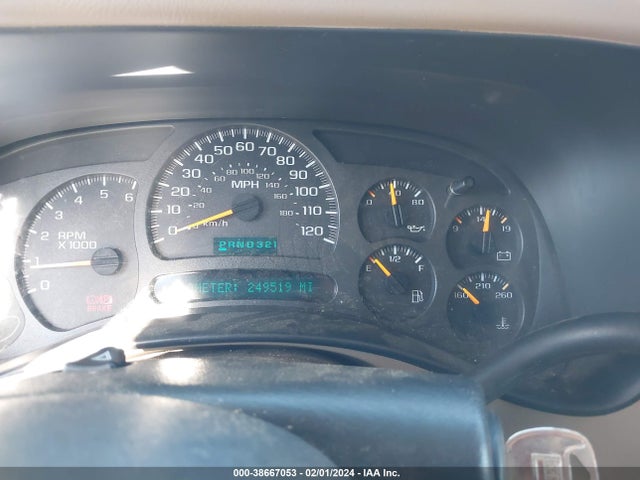 2003 CHEVROLET AVALANCHE 1500 VIN: 3GNEK13T33G208649