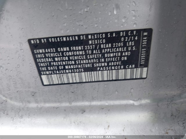 3VWPL7AJ5EM613075 Volkswagen Jetta Sportwagen 2.0l Tdi