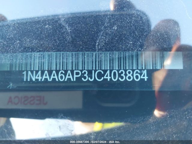 1N4AA6AP3JC403864 Nissan Maxima 3.5s/sv/sl/sr/plat
