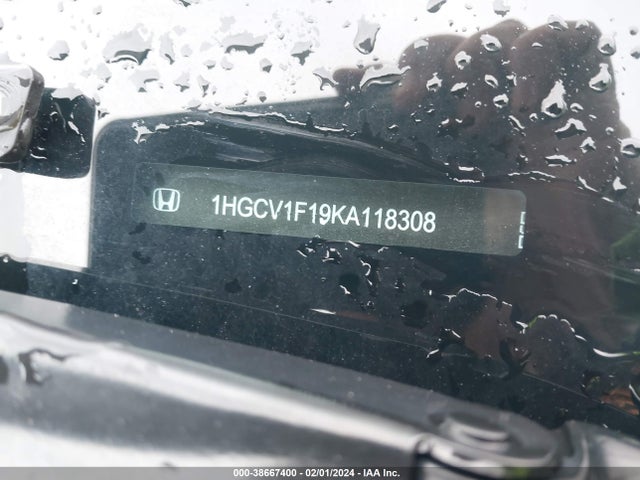 Honda ACCORD LX 2019 1HGCV1F19KA118308 Image 9