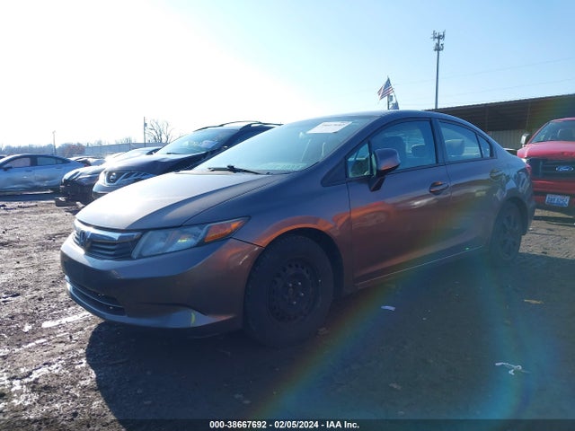 2012 HONDA CIVIC LX VIN: 2HGFB2F54CH598033