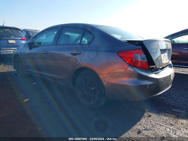 2012 HONDA CIVIC LX VIN: 2HGFB2F54CH598033