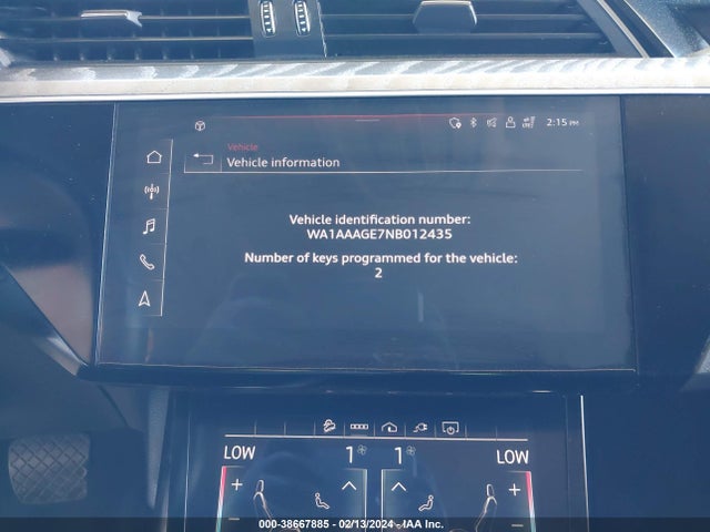 Audi E-tron Premium Quattro 2022 WA1AAAGE7NB012435 Image 19