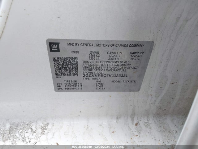 Chevrolet Silverado 1500 Ld Lt 2019 2GCVKPEC7K1123331 Image 9