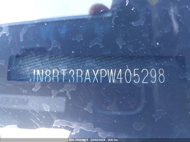 2023 NISSAN ROGUE SV FWD VIN: JN8BT3BAXPW405298