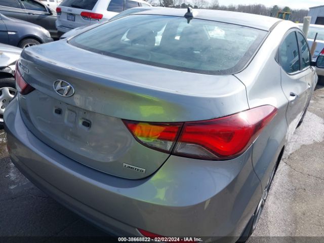 KMHDH4AE8GU522952 Hyundai Elantra Limited