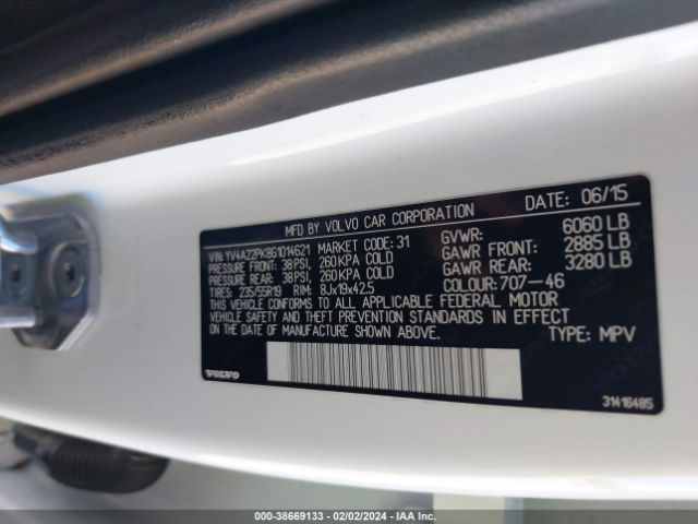 YV4A22PK8G1014621 Volvo Xc90 T6 Momentum