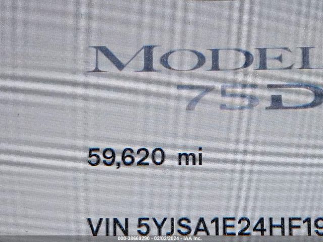 5YJSA1E24HF193336 Tesla Model S 100d/60d/75d/90d/p100d