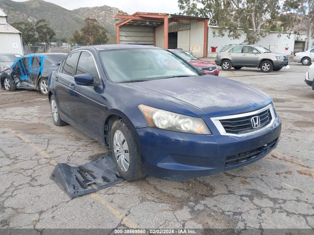 2009 HONDA ACCORD 2.4 LX VIN: 1HGCP26309A009537