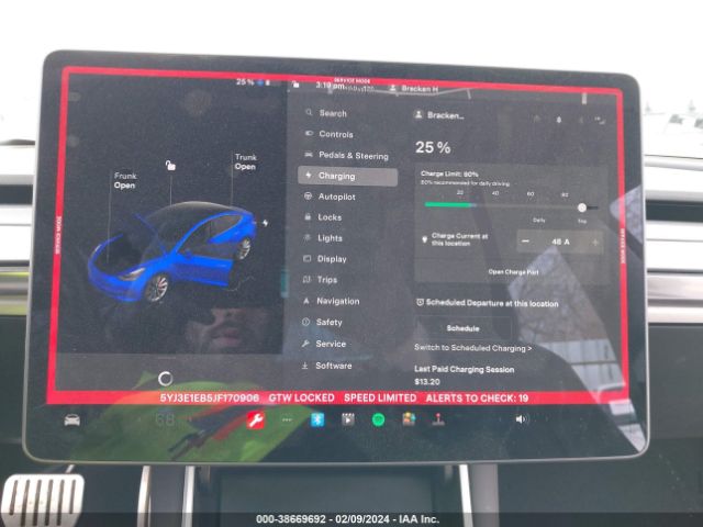 5YJ3E1EB5JF170906 Tesla Model 3 Long Range/performance