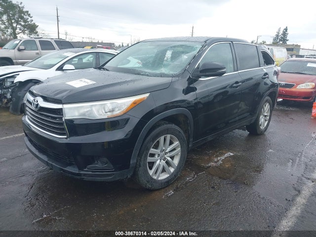Toyota Highlander Le 2015 5TDZARFH7FS012447 Image 2