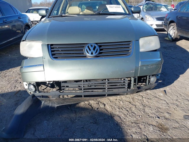 2002 VOLKSWAGEN PASSAT GLS VIN: WVWPD63B82P434843