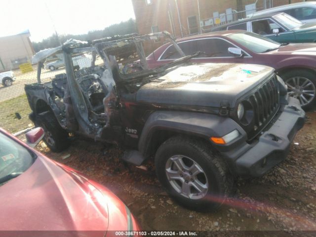 Auction sale of the 2019 Jeep Wrangler Unlimited Sport S 4x4, vin: 1C4HJXDN8KW682656, lot number: 38671103