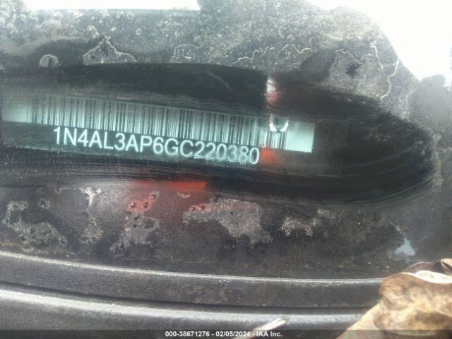 1N4AL3AP6GC220380 Nissan Altima 2.5/2.5 S/2.5 Sl/2.5 Sr/2.5 Sv